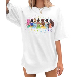 Magical Shirt for Women: Magic Kingdom Princess Tshirt Oversize Princess Shirt Family Vacation Trip Tee