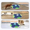 Oxawo Interactive Cat Toys Auto Moving Feather Concealed in Mat,Motion