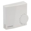 Room Thermostat Electronic 230 V Heating Surface-Mounted Pure White Temperature