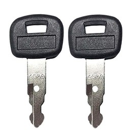 2 Pack Keys for Kubota Mini Excavator, Backhoe, Skid Steer, Track Loader RC411-53933, RC461-53930, 459A (2)