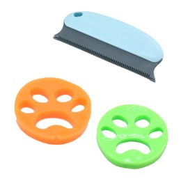 Pack of 3 Pet Hair Remover, Magic Paws, Pet Hair Remover Set for Removing Hair and Dust from Carpets, Sofas, Clothes (1 x 15 cm x 6 cm, 2 x 8 cm x 8 cm)