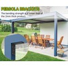 5x5“ Heavy Duty Shelf Brackets，L Brackets for Shelves Fence Pergola
