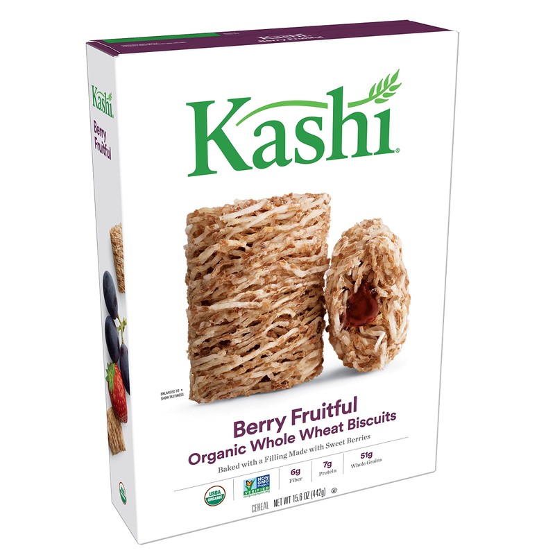Kashi Breakfast Cereal, Vegan Protein, Organic Fiber Cereal, Bulk Pantry