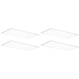 Signify (case of 4) Day-Brite FluxPanel LED recessed Flat Panel luminaire, 2 feet by 4 feet, 5000K, 3000 Lumens, 24 watts, 2 x 4 Difffuse LED Panel, 120-277V, Dimmable, 2FPZ30L850