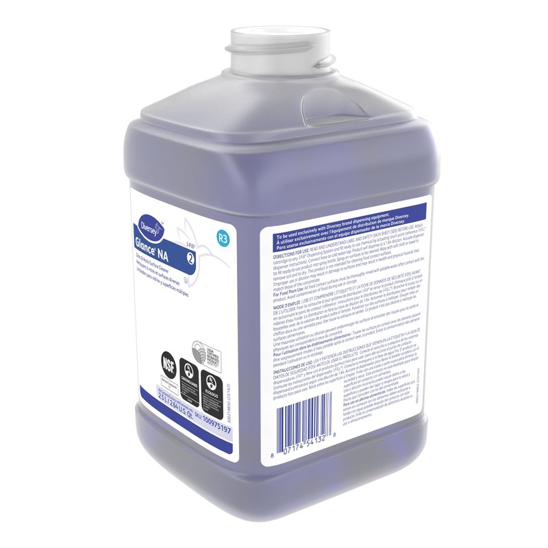 GLANCE 100975197 Non-Ammoniated Glass & Multi-Surface Cleaner, for Streak Free