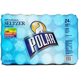 Polar Beverages Seltzer Variety Pack, 12 Fluid Ounce (Pack of 24)
