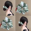 Shiny Organza Scrunchy, Gradient Hair Tie, Women's, Stylish, Hair Accessory,