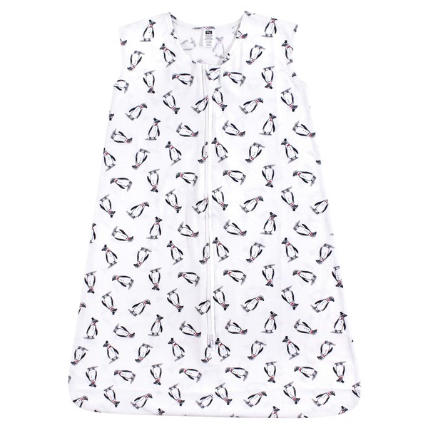 Hudson Baby Wearable Safe Soft Jersey Cotton Sleeping Bag, Penguins,
