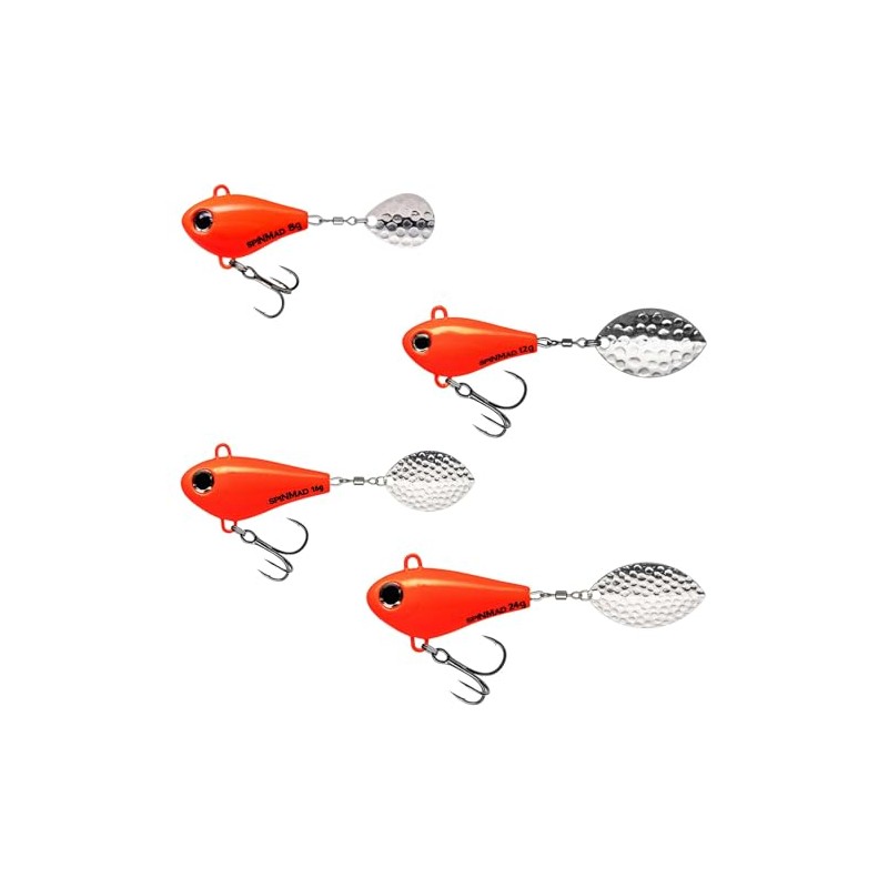 SpinMad Jigmaster 12 g Jig Spinner Lead Head Spinner Colour