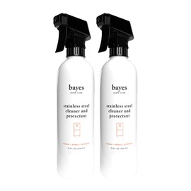 Bayes High-Performance Stainless Steel Cleaner Spray, Polish, and Protectant - Indoor & Outdoor Stainless Cleaner - Stainless Steel Sink Cleaner 16oz