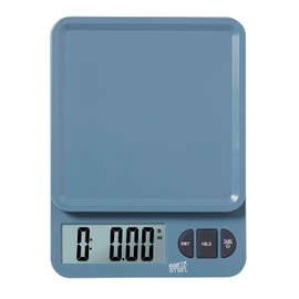 Eat Smart Eat Smart 11lb Food Kitchen Plastic Blue Scale with Tare, Blue