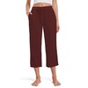 Kivdol 3 Pack Women's Capri Sweatpants, Cozy Wide Legs Cropped