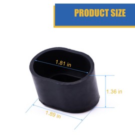 GTPARTES N074647 Table Saw Stand Foot Rubber Pad Compatible with Dewalt DWX723 DWX724 DWX725 Series Miter Saw Stand 4pcs