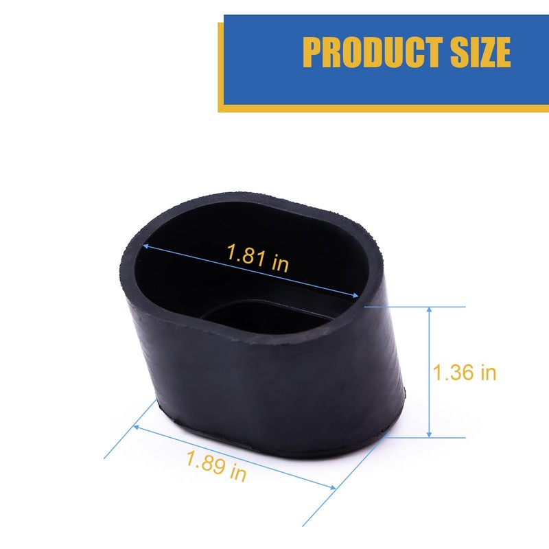 GTPARTES N074647 Table Saw Stand Foot Rubber Pad Compatible with