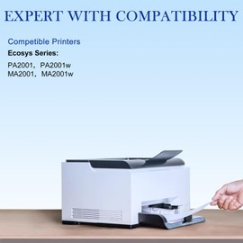 TK1248 Compatible with Kyocera TK 1248 TK1248 for Kyocera PA2001w PA2001 MA2001w MA2001 Printer (Pack of 2) Black