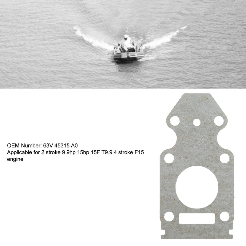 3 Pcs Outboard Water Pump Gasket Standard Plastic Boat Water