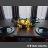 Crackle Globe LED Lamp Battery Operated with Timer, Lighted Glass