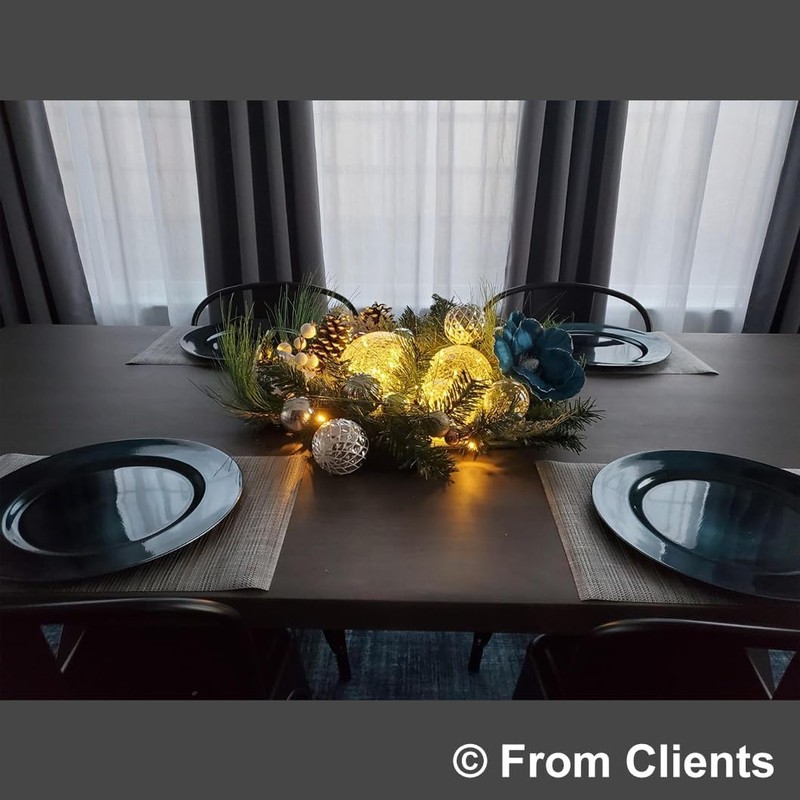 Crackle Globe LED Lamp Battery Operated with Timer, Lighted Glass