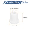 uxcell 38Pcs Rubber Grommets 5mm Drill Hole, 3mm ID Hole