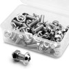 (40 pcs) M6 x 16mm Hex Socket Screws with Flange