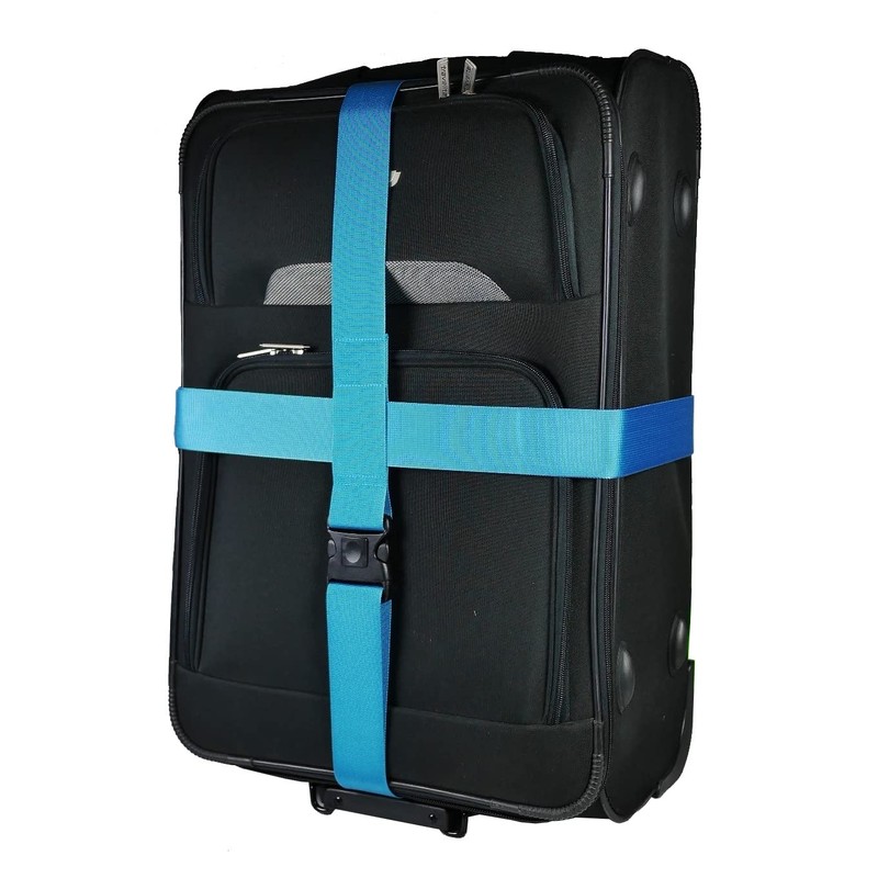 Suitcase Straps Set of 2 Luggage Straps with Locking and