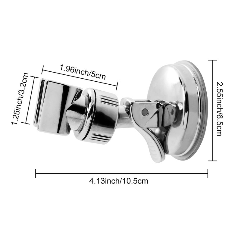 Shower Head Holder Suction Cup Shower Head Holder, Adjustable Height