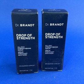 Dr.Brandt Skin Care Dr. Brandt Drop of Strength All-Day Strengthening Serum 0.24oz (Lot Of 2)
