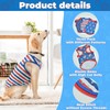 Vehomy 3Pack 4th of July Dog Vest American Flag Puppy