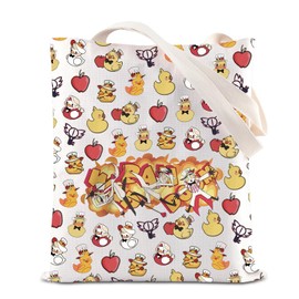 Hazbin Cartoon Merch Wap Bam Boom Inspire Makeup Bag Helluva Boss Gift Demon Ducky Gift Hazbin Anime Gift (Wap Bam T CA)