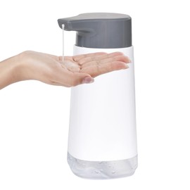 Seifenspender Nachfüllbarer, Seifenspender für Küche, Seifenspender Badezimmer Set, Handwaschflüssigkeit Klarflasche für Handseife, Spülmittel, Schaum, Duschgel, Küche, Bad, Schaumseifenspender