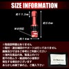 HTharros Air Valve, Universal, Car, Motorcycle, Tire, Tubeless, Long, Black,