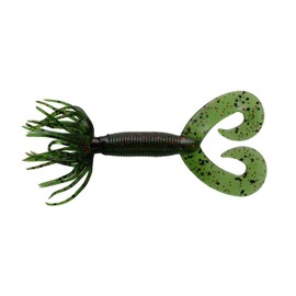 Yamamoto Baits 2.5" Double Tail Hula GRUB / 10 Pack/Watermelon/Black & RED