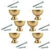 French Furniture Fittings Matt Brushed Brass Door knobs for Kitchen