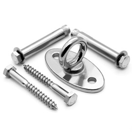 WYYFXY® Ceiling Hook Heavy Duty Punch Bag Ceiling Mount Swing Attachment 304 Stainless Steel Ceiling Suspension Ceiling Anchor for Wooden Beams Concrete Installation Hanging Chair Hammock Punch Bag