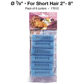 Olivia Garden Nite Curl Self-Gripping Curler For Setting While Sleeping (7/8" - 6 Count)
