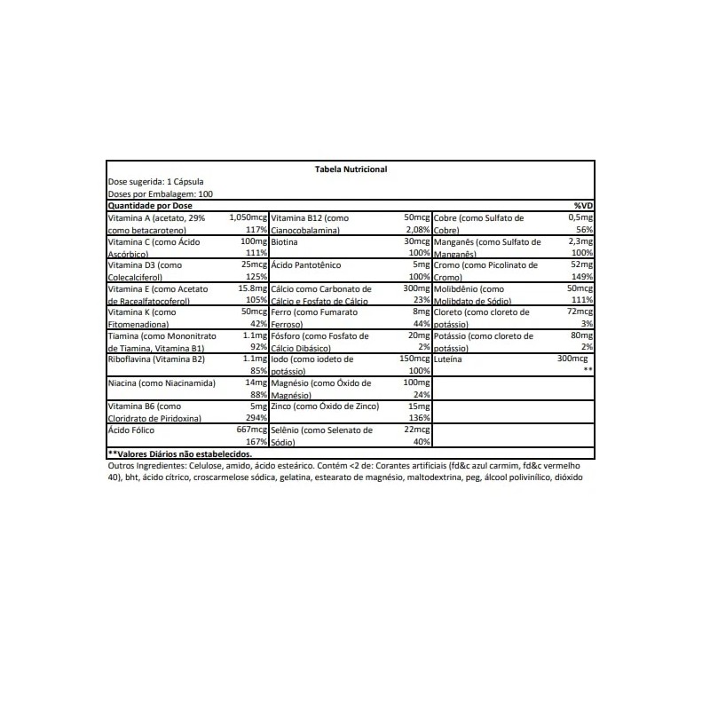 21st Century Sentry Senior Women's 50 Multivitamin 100 Count Supplement