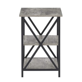 Convenience Concepts Tucson 3 Tier End Table, Faux Birch