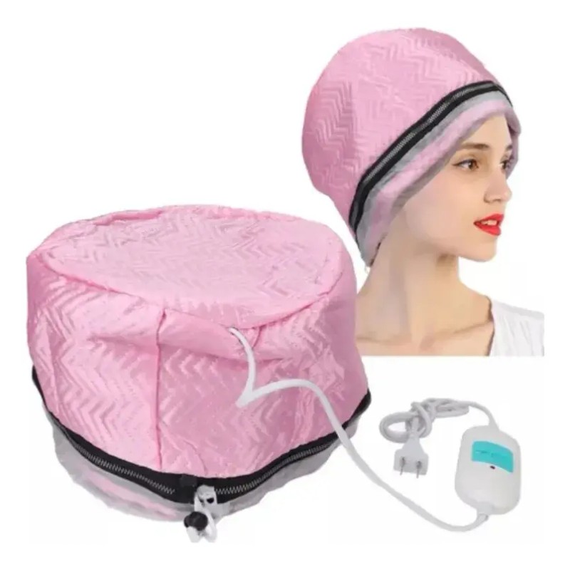 Gorro Térmico Eléctrico Portátil Para Tratamiento De Cabello