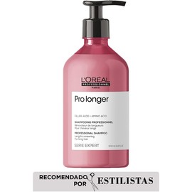 L'Oréal Professionnel Paris Shampoo Pro Longer| Protege de las puntas abiertas | Para cabello más largo, más sano y más grueso | Con tecnología Filler A100 + aminoácidos | Para todo tipo de cabello | 500ml