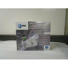 AT&T New! AT&T E5640 5.8Ghz Expandable Cordless Answering Phone System Caller ID Wait