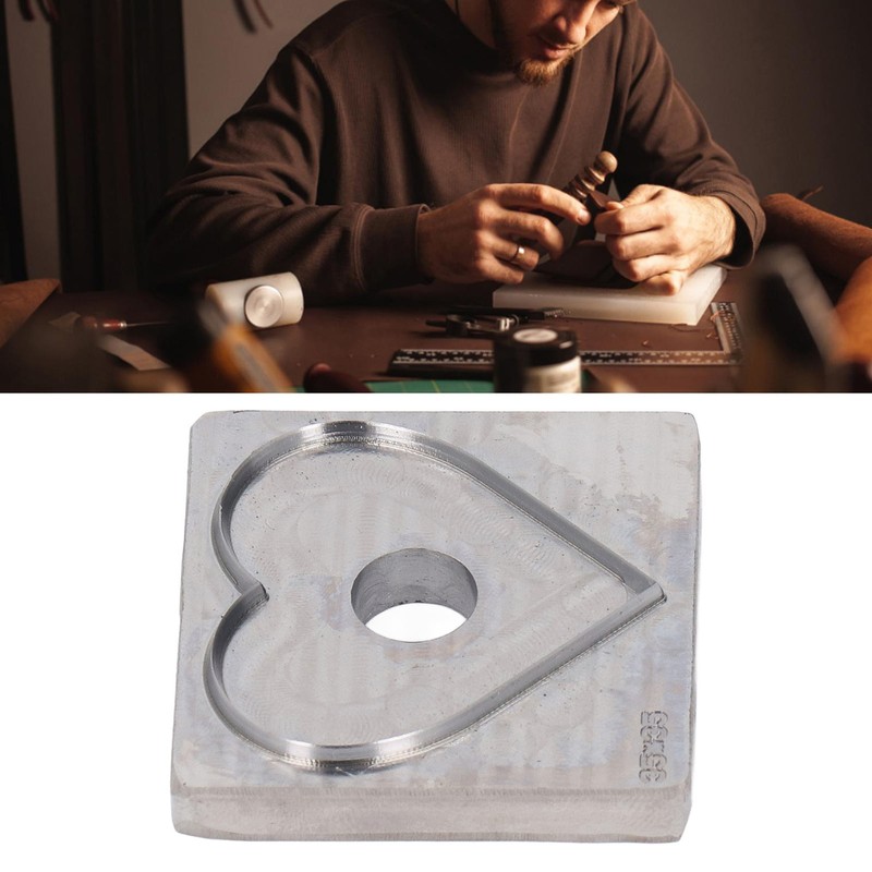 Heart Shape Cutting Die Alloy Steel Clean Cutting Surface Leather