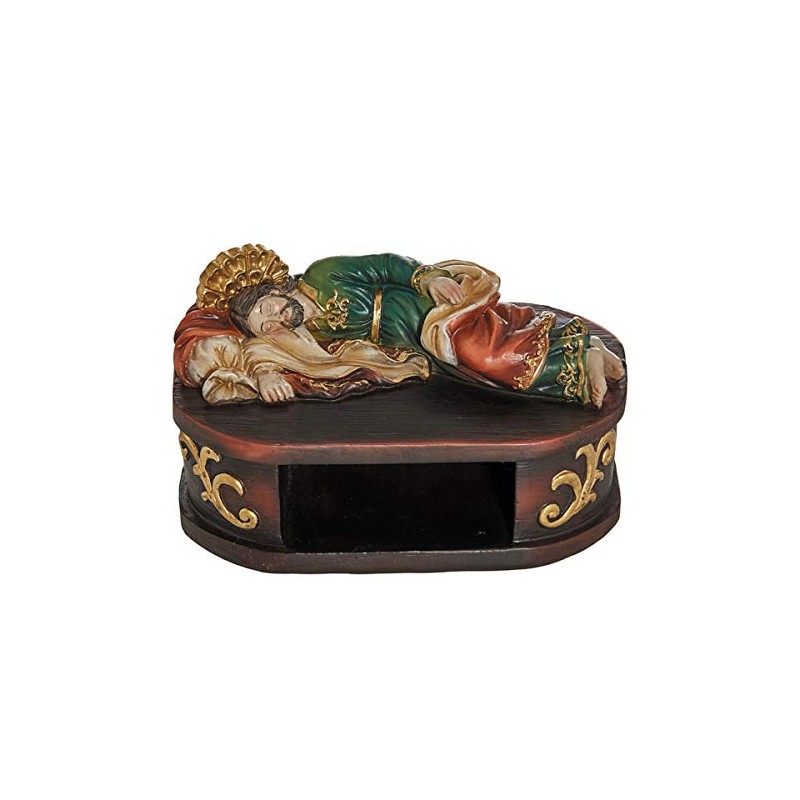 Sleeping Saint Joseph with Shelf Base Statue, 6 Inch