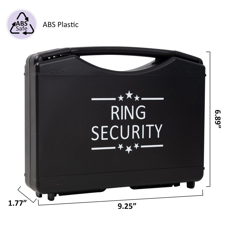 Newbyst Ring Security Wedding Ring Bearer - Ring Box Gifts
