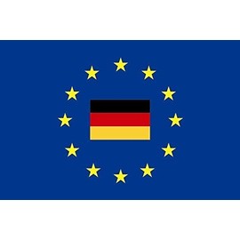 U24 Flag Europe with Germany 90 x 150 cm