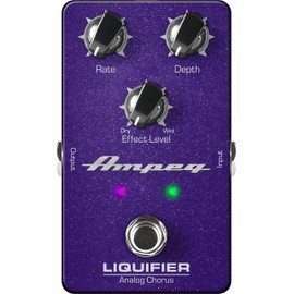 Ampeg Bass Chorus Effect Pedal, Purple, Liquifier (LIQUIFIER)