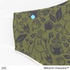 Towel Museum Moomin Botanical Mask, Regular Size, Green, Hydro, Silver