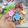 Goodangie00 24 Packs Rainbow Robot Mini Backpack Pop Fidget Bubble