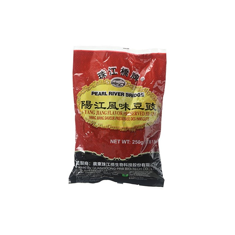Pearl River Bridge Yang Jiang Flavor Preserved Beans, 250 g/8.82