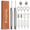 QivaZira 16 Pack SIM Card Eject Tool Kit Phone Tray