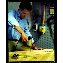 Tower Manufacturing 30439005 Auto-Reset 15 AMP Grounded 3-Prong GFCI Single Outlet Adapter, Yellow (Thrее Расk)